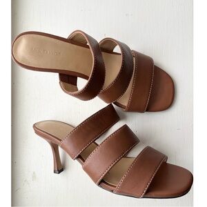 Ann Taylor Strappy Mule Heels